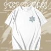 Teal Snowflake T Shirt TPKJ1