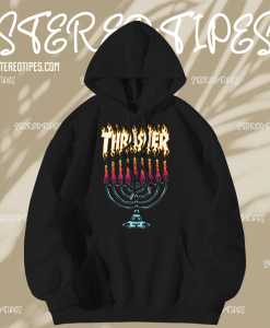 Thrasher Menorah Hoodie TPKJ1