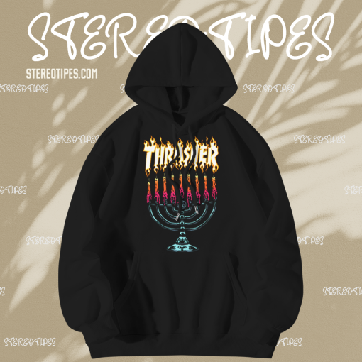 Thrasher Menorah Hoodie TPKJ1