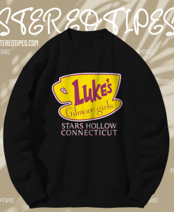 Gilmore Girls Luke's Diner Stars Hollow Sweatshirt TPKJ1