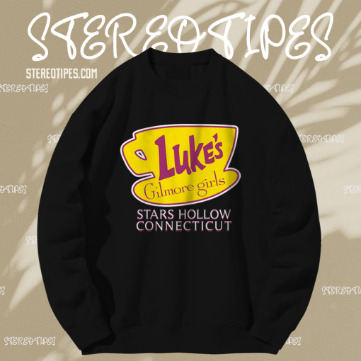 Gilmore Girls Luke's Diner Stars Hollow Sweatshirt TPKJ1