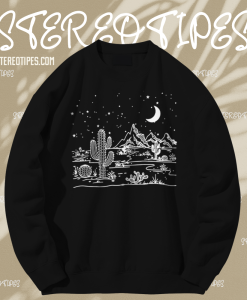 Desert starry night Sweatshirt TPKJ1