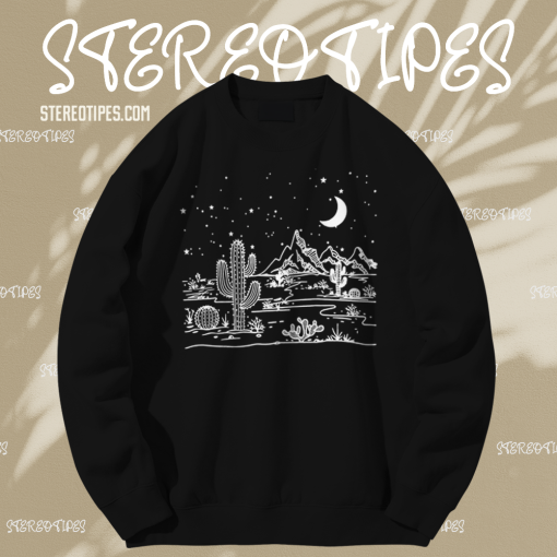 Desert starry night Sweatshirt TPKJ1