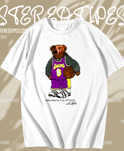 Bear Kobe Bryant T Shirt TPKJ1