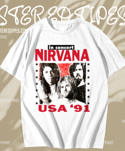 Nirvana in Concert USA '91 T-Shirt TPKJ1