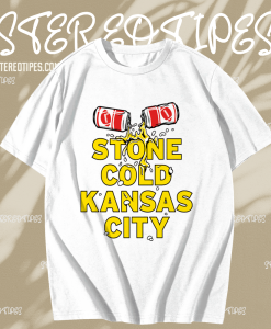 Stone cold kansas city t shirt TPKJ1