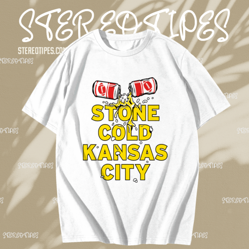 Stone cold kansas city t shirt TPKJ1