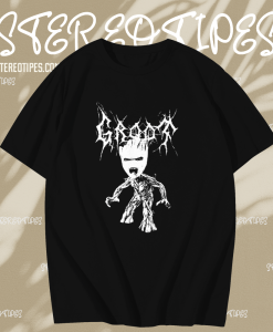 Groot Death Metal T-Shirt TPKJ1
