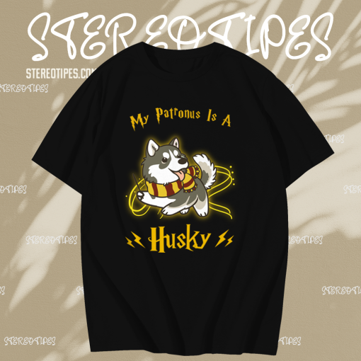 Harry Potter My Patronus Is A Husky T-Shirt TPKJ1