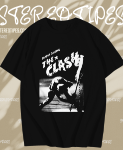 The Clash London Calling Black t shirt TPKJ1