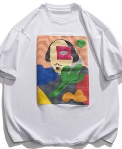 Lemandik Printed T-shirt Pixel Man