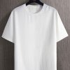 Men Solid Round Neck Tee