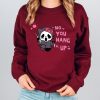 No You Hang Up Cats Horror Halloween Sweatshirt