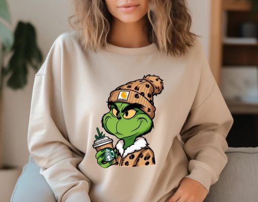 Grinch Boujee Starbucks Christmas Sweatshirt