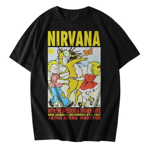 Nirvana With The Breeders T Shirt