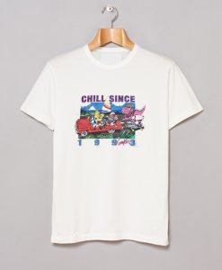 Chill Since 1993 T Shirt White