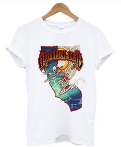 Grateful Dead Surfing Skeleton T Shirt