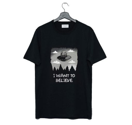I Want To Believe in Kang and Kodos T-Shirt