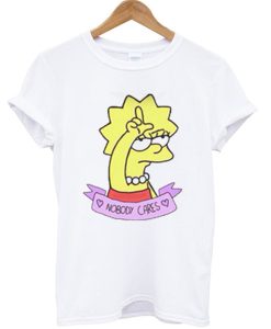 Lisa Simpson Nobody Cares T-Shirt
