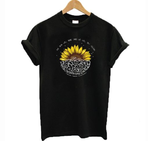 Mental Health Awareness Sunflower T Shirt