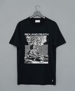 Sex And Death Bat Collage T-Shirt