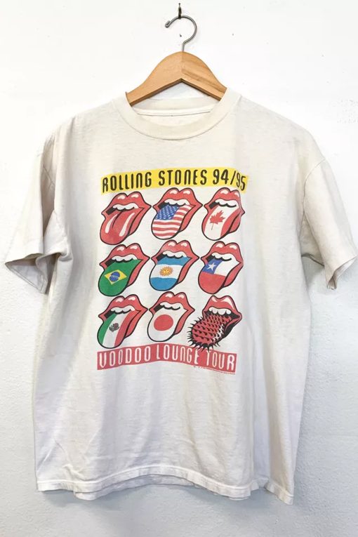 Vintage 1990s Rolling Stones Voodoo Lounge T Shirt