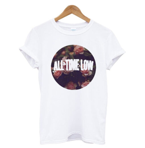 All Time Low Floral Band Merch T-Shirt