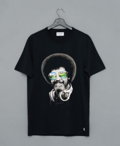 Bob Ross Artist Headphones Joy Of Painting T-Shirt