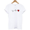 Heart Beat Custom Design T Shirt