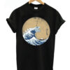 The great wave off Kanagawa Godzilla T Shirt