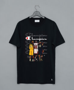 Kobe Bryant Michael Jordan and LeBron James Champion T-Shirt