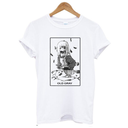 Old Gray Anime T-Shirt