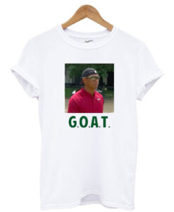 Tiger Woods Goat Hat Backwards T Shirt